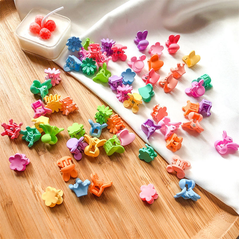 Clip per artigli per capelli mini fiore da 10 pezzi/set per bambini