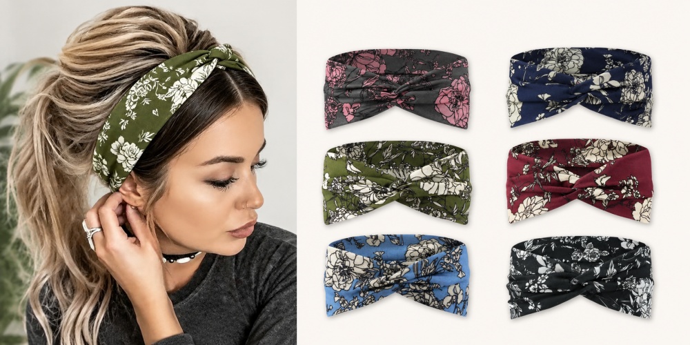 Accessori per capelli in tessuto